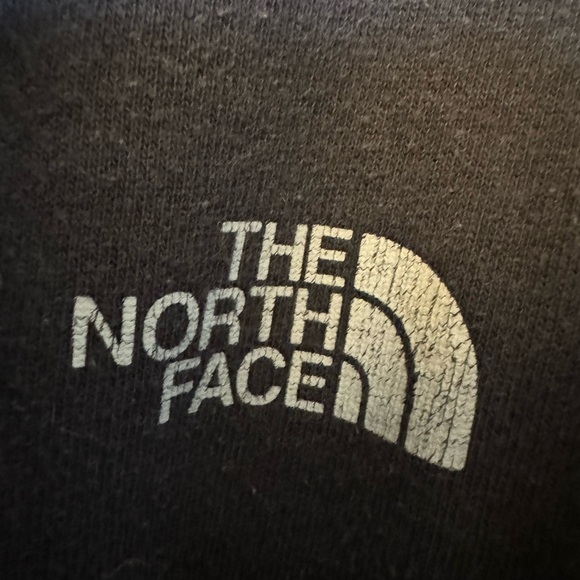 Black grey hoodie , warn vintage look see photo, XL NORTHFACE - Picture 3 of 3